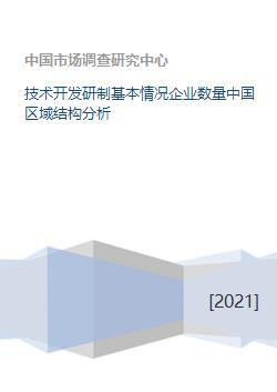 技术开发研制基本情况企业数量中国区域结构分析